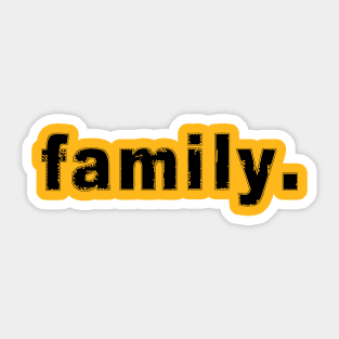 family. Sticker